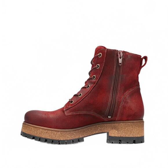 NEW TAOS women's main street ankle boots in garnet rugged - Picture 3 of 4